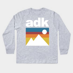 Adirondack Mountains ADK Kids Long Sleeve T-Shirt